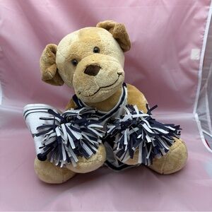Dallas Cowboys Build-A-Bear Plush Dog w/ Cheer Outfit & Pom Poms NFL
